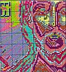 Набір для вишивання за нанесеною на канву схемою "Jesus chanting (2)". AIDA 14CT printed 52*66 см, фото 10