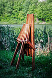 Шезлонг дубовий ( крісло-лежак ) для саду та дачі "Кентукки", фото 7