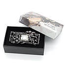 Брошка з камінцями 60х30мм Сірий, фото 4