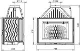 Камінна топка Invicta 800 Grande Angle з шибером (ref. 9285-75) . кВт, фото 2
