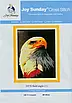 Набір для вишивання за нанесеною на канву схемою "Bald eagle (1)". AIDA 14CT printed 48*60 см, фото 3