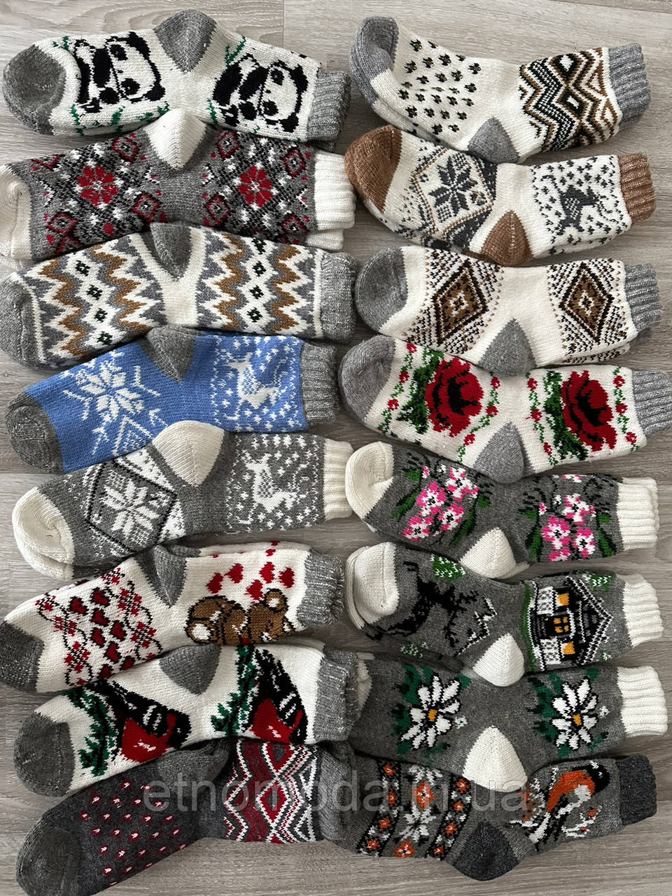 Шкарпетки жіночі з ангорської вовни