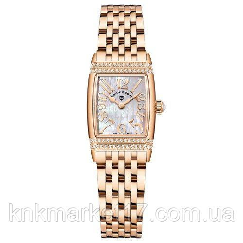 Жіночий кварцовий годинник із сапфіровим склом Pagani Design PD-1737 Rose Gold-White, фото 1