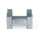 Пальник туристичний спиртівка для сухого пального складна плита спиртова на сухий спирт 95 х 75 х 20 мм, фото 4