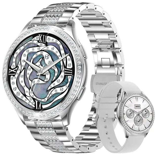 Смарт-годинник жіночий Lemfo AK53 Silver/Smart watch Lemfo AK53