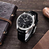 Механічний з автопідзаводом годинник для дайвінгу (20 АТМ) Pagani Design YS003 Silver-Black, фото 5
