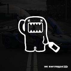 Наклейка на авто Чотреня 15*17 см+ монтажна плівка