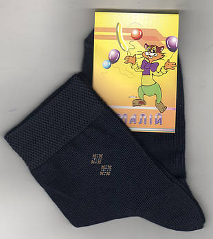 Дитячі демісезонні шкарпетки х/б Смалій, рис 44, колір 27, 18 розмір (27-29), 10227