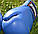 Боксерські рукавиці PowerPlay 3004 Classic Сині 10 унцій, фото 10
