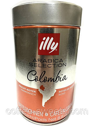 Кава в зернах ILLY Monoarabica Colombia 250 г ж/б, фото 1