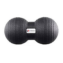 Масажний м'яч подвійний U-POWEX EPP Ball (d12*24cm.) Black