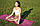Килимок для йоги та фітнесу PowerPlay 4010 PVC Yoga Mat Рожевий (173x61x0.6), фото 9