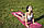 Килимок для йоги та фітнесу PowerPlay 4010 PVC Yoga Mat Рожевий (173x61x0.6), фото 10