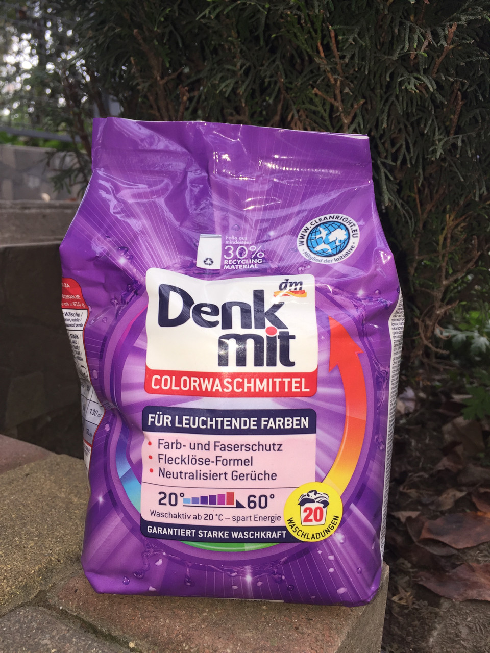 Пральний порошок Denkmit Colorwaschmittel для прання кольорової білизни 1,35 кг 20 прань