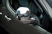 Накладки на зеркала Carmos для Peugeot Partner Tepee 2012+ Хром зеркал Пежо Партнер Типи пластик 2шт