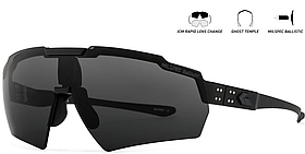 Окуляри тактичні GATORZ Blastshield Ballistics Non-Polarized, Оправа: Black Cerakote, Лінзи:Smoke/Anti-Fog, GZ-10-401