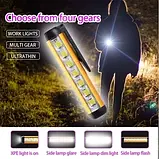 Ліхтар кишеньковий на магніті LED+7SMD, Li-Ion, ЗП Type-C 4 режими роботи 1159, фото 4