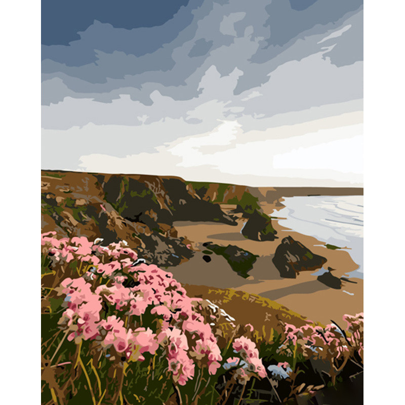 Картина за номерами Strateg Серед скель 40х50 см GS1319, фото 1