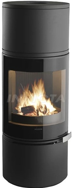 Піч-камін Invicta Alcor antracyt (ref. 6107-44). 6 кВт