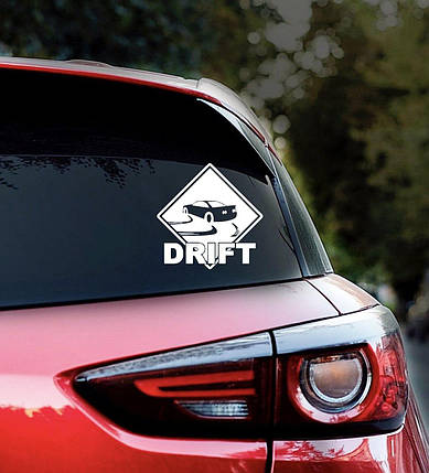 Наклейка на авто DRIFT 20*20 см + монтажна плівка, фото 2
