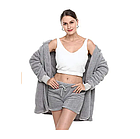 Костюм жіночий флісовий 3в1 Сірий, фото 3