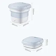 Компактна складна міні пральна машина LY-92 для прання невеликих об'ємів, фото 7