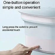 Компактна складна міні пральна машина LY-92 для прання невеликих об'ємів, фото 5