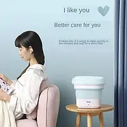 Компактна складна міні пральна машина LY-92 для прання невеликих об'ємів, фото 3