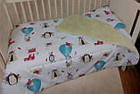 Дитяча ковдра хутряна з подушкою, зимова ковдра в ліжечко на овчині, фото 7