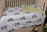 Дитяча ковдра хутряна з подушкою, зимова ковдра в ліжечко на овчині, фото 9