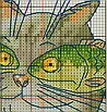Набір для вишивання за нанесеною на канву схемою "I Love Fish". AIDA 14CT printed 21*20 см, фото 5