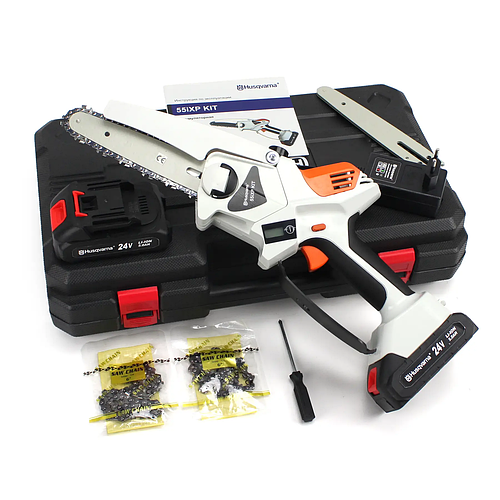 Аккумуляторная мини-пила HUSQVARNA 24V 5А 2 аккумулятора для дома ...