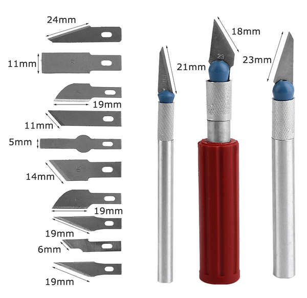 Ножі макетні, набір для моделювання, фото 1