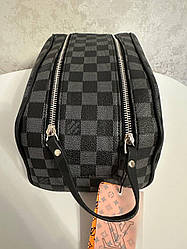 Жіноча сумка косметичка Луї Віттон сіра Louis Vuitton Gray