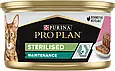 Вологий корм Purina Pro Plan Sterilised для стерилізованих котів паштет, з тунцем та лососем, 85 г, фото 3