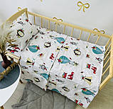 Дитяча ковдра з подушкою, зимове,ковдра з подушкою для дітей, фото 3