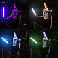 Лампа RGB різнобарвна меч Led Stick палиця RGB для освітлення 20 Ват на акумуляторі з пультом і штативом, фото 4