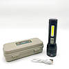 Ліхтар акумуляторний CB-C21-P90+COB, Li-Ion акумулят., zoom, ЗП microUSB, Box