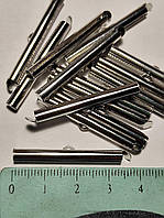 Концевик-трубочка 35 мм (Rhodium)