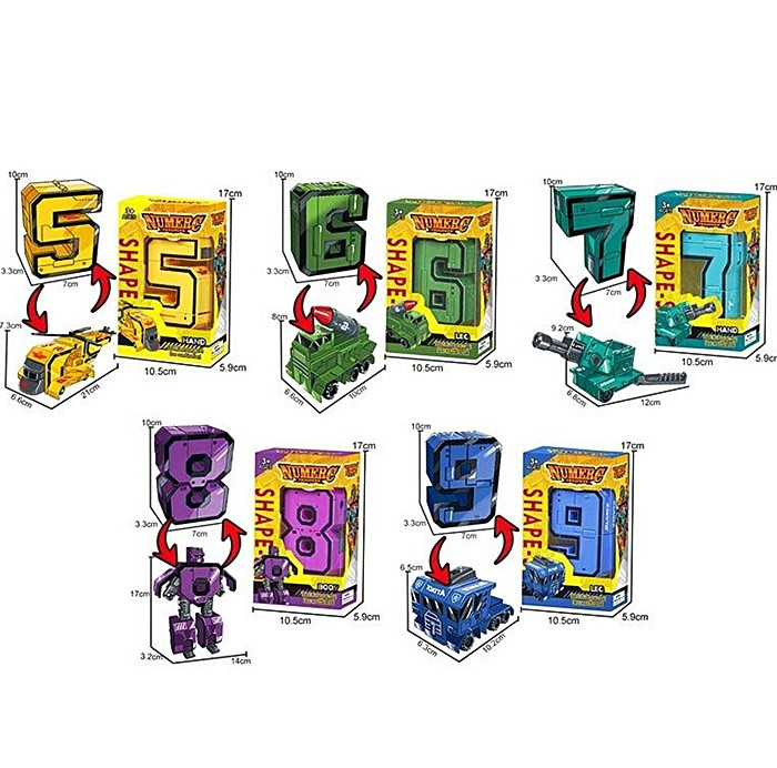 Купить Трансформер "Цифры", цена 139 ₴ — Prom.ua (ID#1983402126)