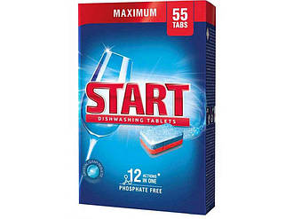 Таблетки для посудомийної машини Maximum 55 шт ТМ START BP