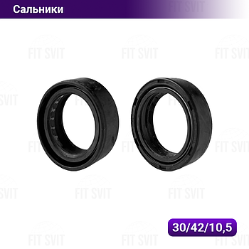 Сальники передньої вилки Storm 30*42*10,5, комплект 2 шт