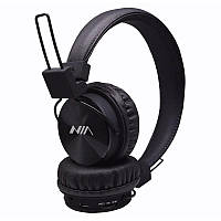 Наушники беcпроводные Nia X3 Black с микрофоном (NIAZ33547BK) Лучшая цена