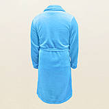 Халат для чоловіка з теплої тканини з кишенями, фото 2