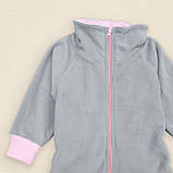 Ромпер дитячий флісовий на блискавці Jerry, фото 2