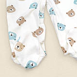 Сліп інтерлок з принтом Ведмедика, фото 3