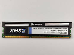 Оперативна пам'ять Corsair XMS3 DDR3 2Gb 1600MHz PC3-12800 (CMX4GX3M2A1600C9) Б/В
