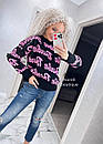 В'язаний светр оверсайз із написом Barbie (р. 42-48) 90043271, фото 6