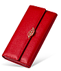 Жіночий гаманець із натуральної шкіри Banyanu Classic Червоний, фото 2