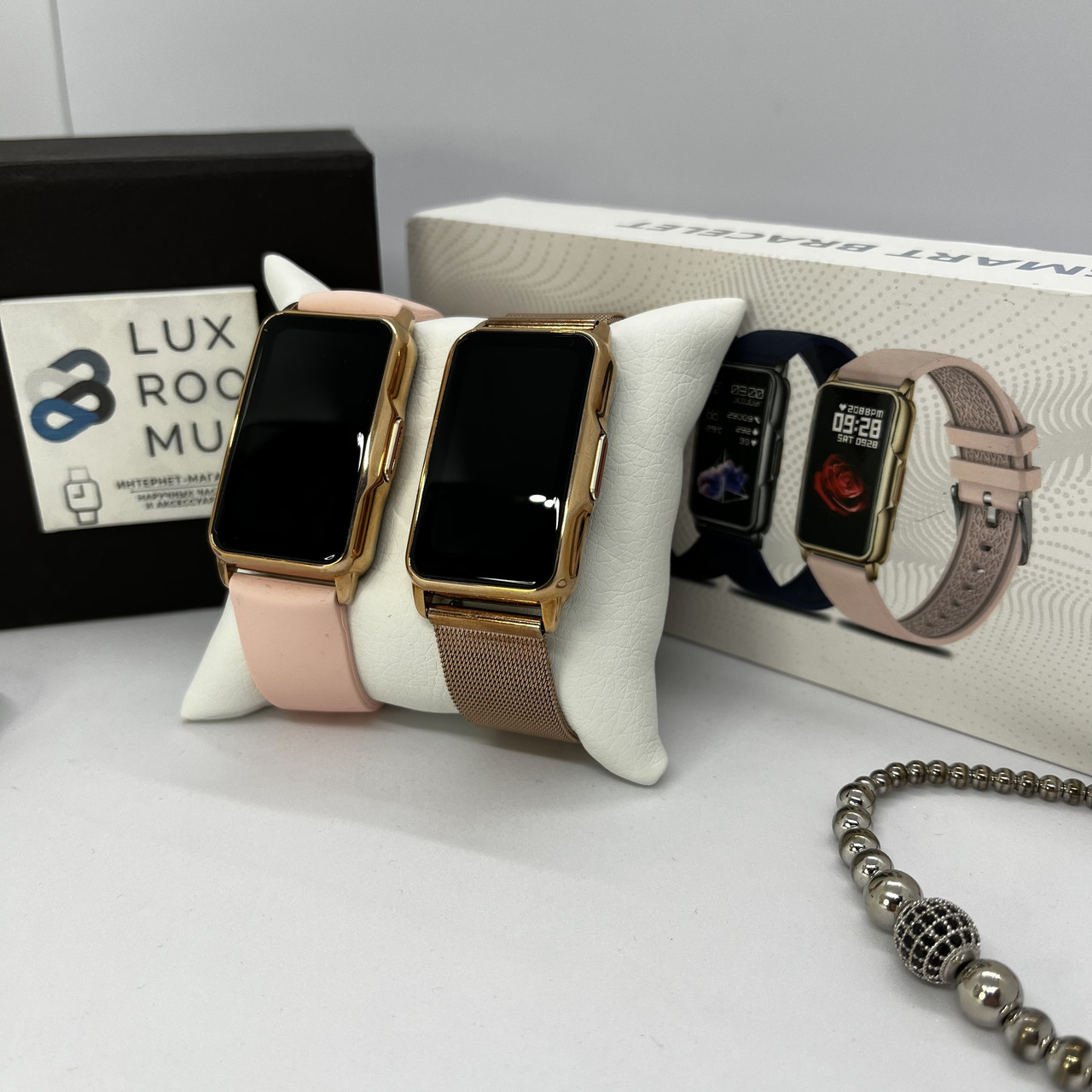 Женские Смарт часы Smart Watch Lige металлические смарт-часы классические золотые - фото 10 - id-p1982705803
